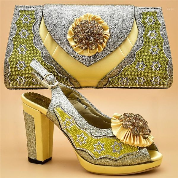 

latest italian ladies shoes and bags to match set decorated with appliques women sale party dress, Black