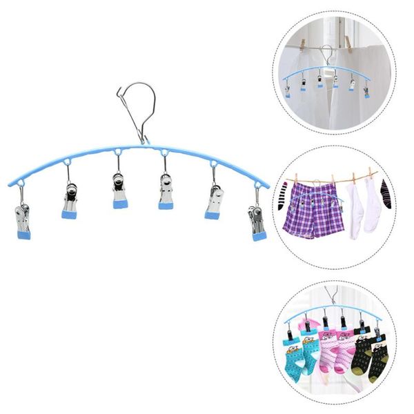 

hangers & racks 1pc socks hanging rack stainless steel non-slip drying clips hanger