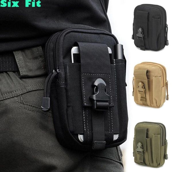 

men waist bag casual durable pack belt canvas multifunction military zipper waterproof for outdoor wear bags