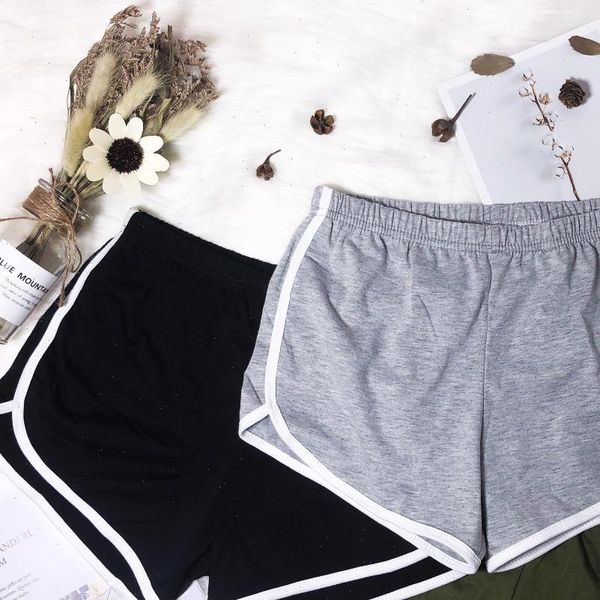 

fashion womens short women casual shorts patchwork body fitness workout summer female elastic skinny slim beach egde, White;black