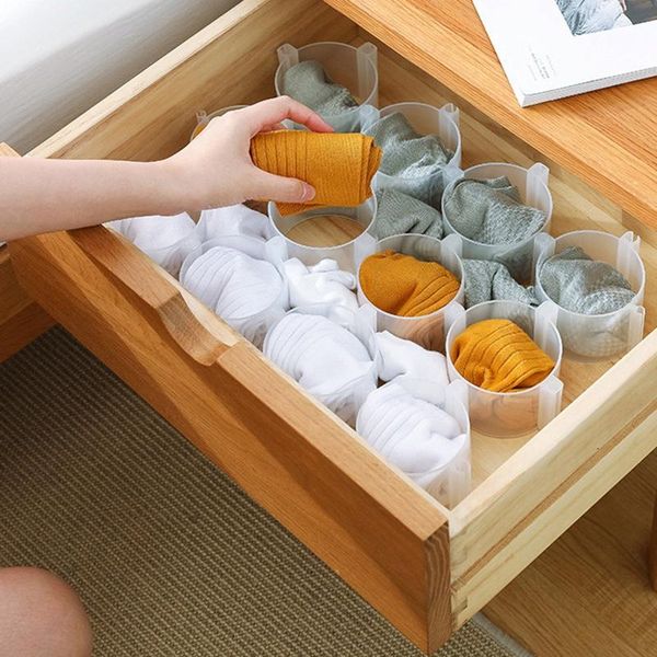 

storage drawers drawer dormitory closet organizer for socks home separated underwear box bra foldable