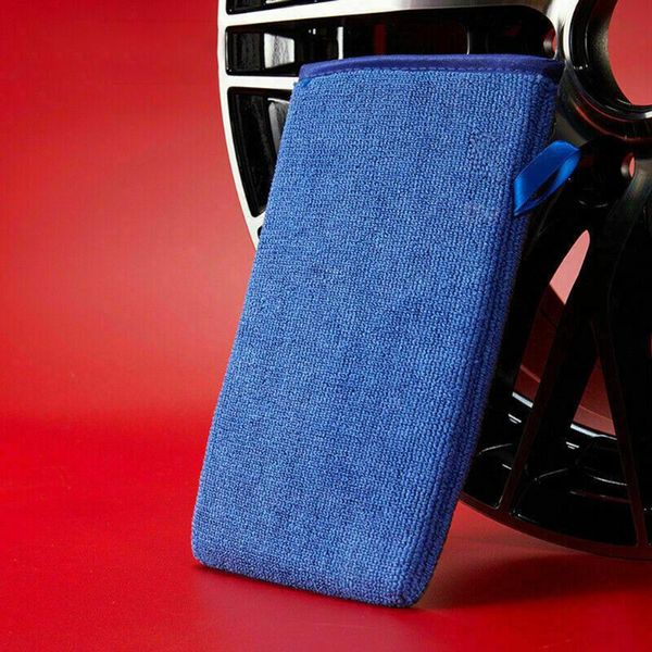 

car sponge 1 pcs wash gloves blue clay bar midetailing cleaning faster durable