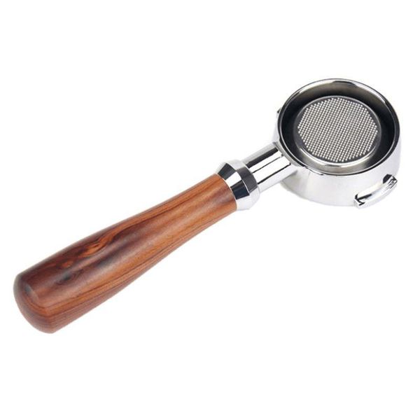 

coffee filters 58mm machine filter holder e61 bottomless portafilter with wooden handle