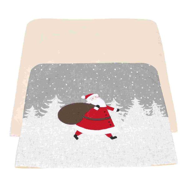 

chair covers 2pcs christmas cover household protective party props (red)