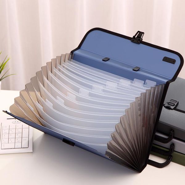 

business card files deli 1pcs a4 file folder document bags expanding wallet series bag office school supplies 4 colors