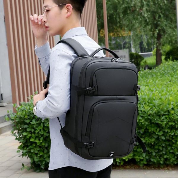 

backpack oxford cloth travel bag men's outdoor large capacity duffel multifunctional hiking mountaineering