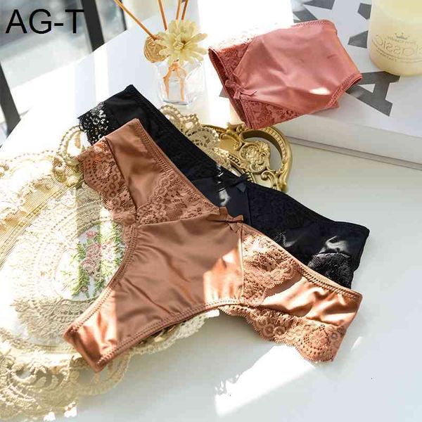 

europe royal thong women underwear sports thongs female lingerie lace satin string cute women's panties, Black;pink
