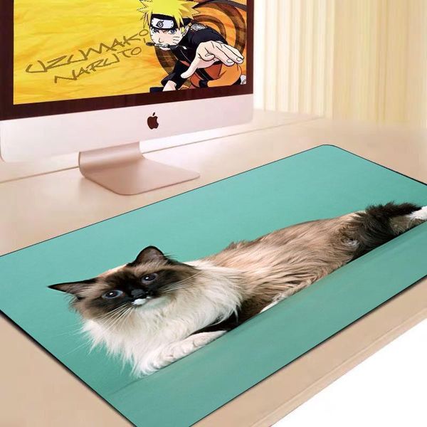 

mouse pads & wrist rests mairuige animal cat pad computer game player xxl non-slip keyboard table suitable for