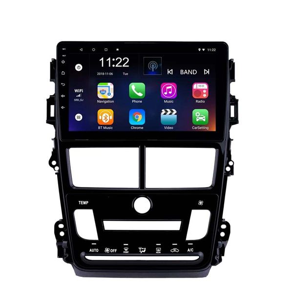 

2din car dvd android 10.0 gps radio multimedia player wifi head unit for toyota yaris vios 2017-2020 auto airconditioner