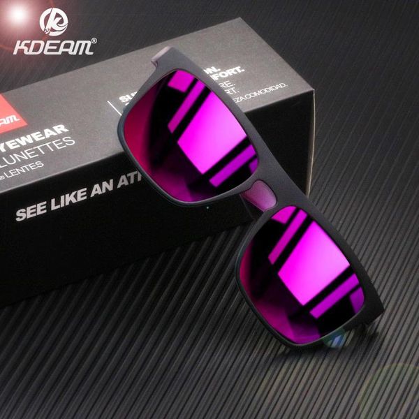 

sunglasses kdeam classic design mens polarized lightweight frame sport style sun glasses outdoor travel uv400 lens goggles, White;black