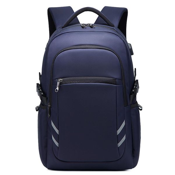 

backpack junqing 2021 waterproof travel men's casual nylon school bag male mochila usb charging 15.6-inch laptop