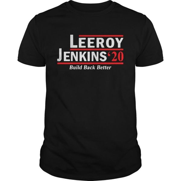 

leeroy jenkins 2020 shirt t-shirt, White;black