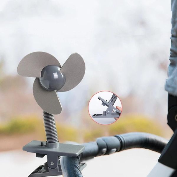

stroller parts & accessories 360 rotating fan personal portable desk handheld baby bed car seat usb rechargeable mini