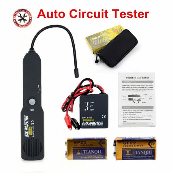 

diagnostic tools universal em415pro automotive cable wire tracker short & open circuit finder tester car vehicle repair detector tracer 6-42
