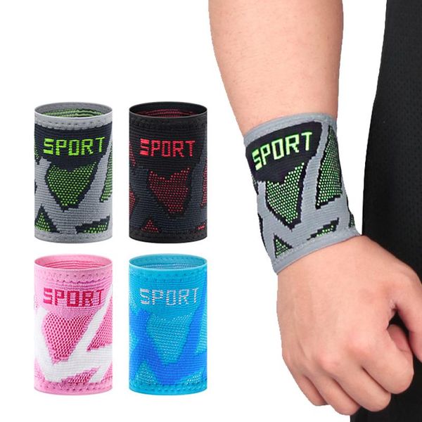

nylon bracers tennis yoga wristband sweat band absorb sleeve wrist wraps sports fitness gym workout support, Black;red