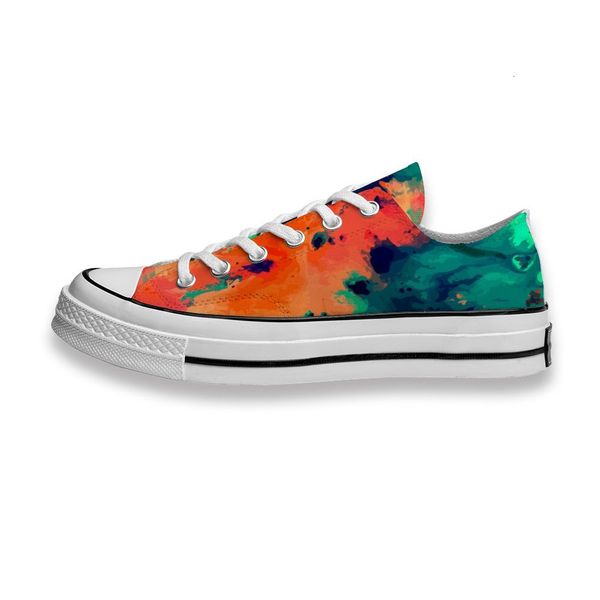 

custom printed shoes red green colors collide sneakers low mens womens skateboard sport footwear diy trainers canvas casual shoe