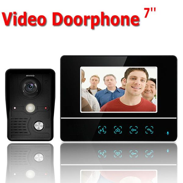 

inch tft touch screen color video door phone cmos night vision doorbell security camera intercom system phones