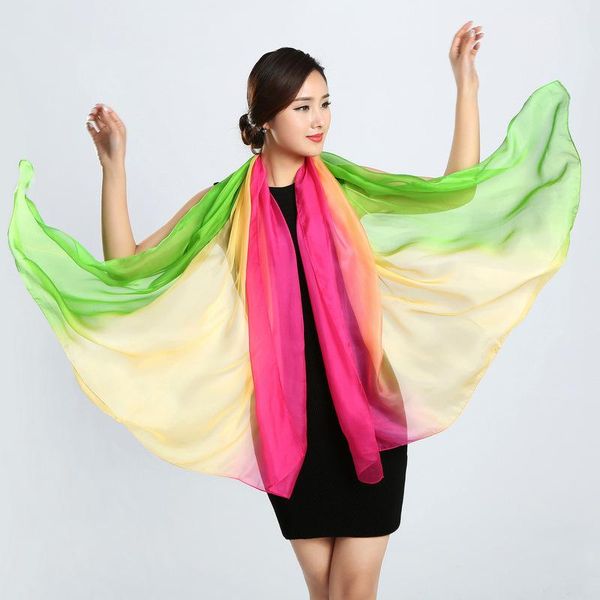 

scarves 100% real silk scarf women 2021 natural solid shawls neckerchief foulard wraps for ladies beach, Blue;gray