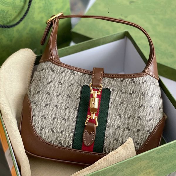 

ladies underarm bag small phone pouch women armpit bags letter printing wallet gold hardware