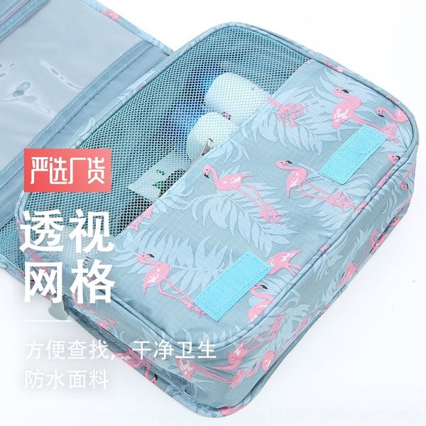 

znjm large capacity cosmetic storage bagswaterproof hook wash multifunctional travel cosmetics storage bag