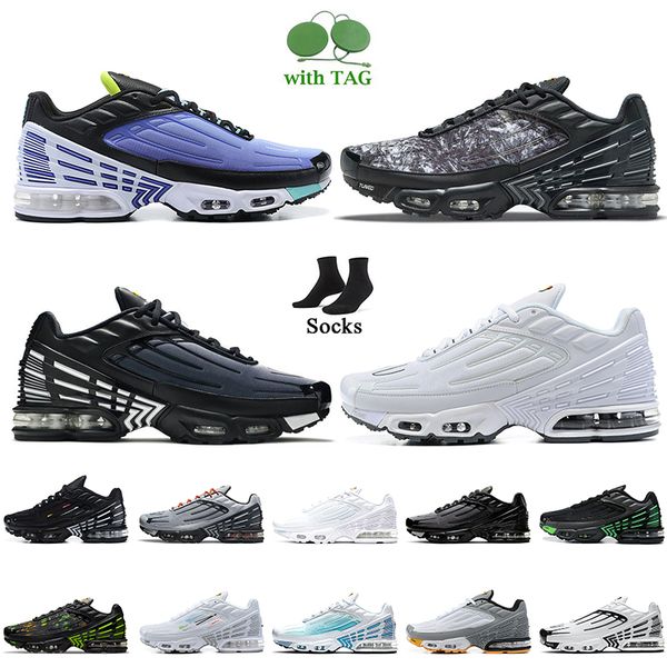 

tn 3 plus women mens running shoes tuned crater ghost green aqua grey navy obsidian laser blue mesh triple white black iridescent neon rainb