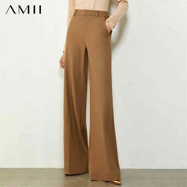 

minimalism autumn winter fashion olstyle woman pants causal solid high waist loose female 12040647 210527, Black;white