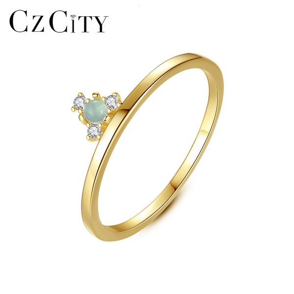

ring korean s925 silver ins minority smooth surface craft moonstone female