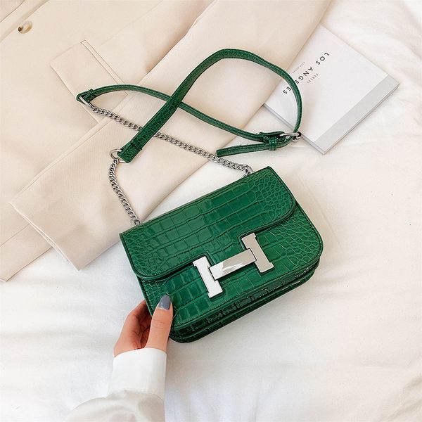 

2021 trend spring and summer chain single shoulder messenger temperament armpit bag