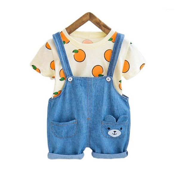 

clothing sets summer children fashion baby boys girls cartoon t shirt shorts 2pcs/sets kids infant clothes toddler casual sportswear, White