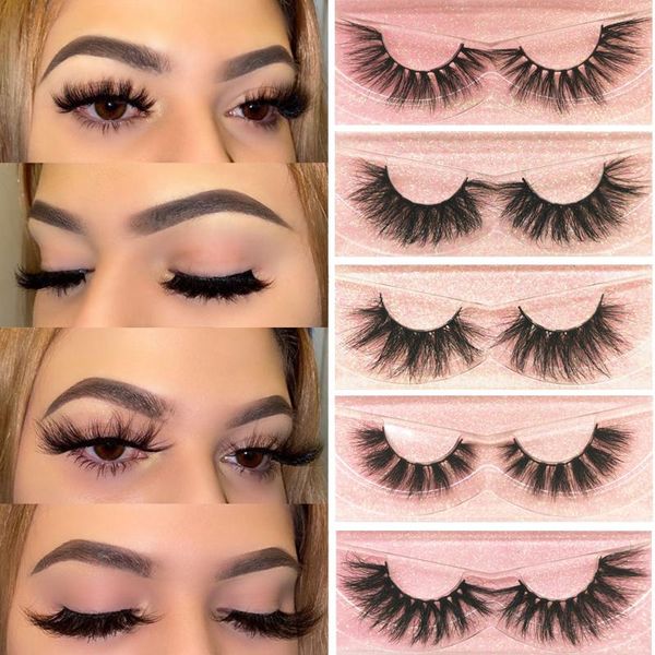 

false eyelashes minkees makeup 5d mink lashes eye reusable eyelash fluffy soft wispy volume natural long cross