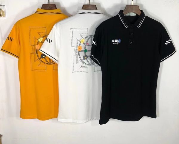 

new off earth flstyleer arrstyle polo shirt for men and women in spring summer 2021, White;black