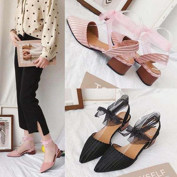 

wild style wedges summer shoes women lace up loafers breathable flats and fishion lady casual #61 sandals, Black