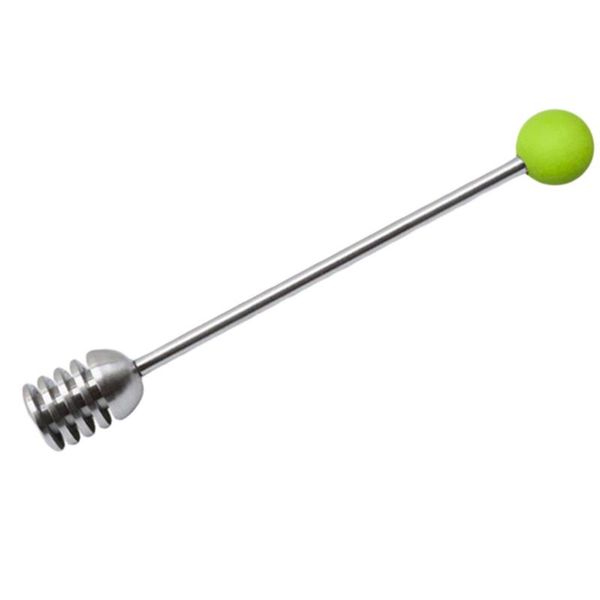 

spoons 1pc stainless steel honey spoon stirring stick portable dessert