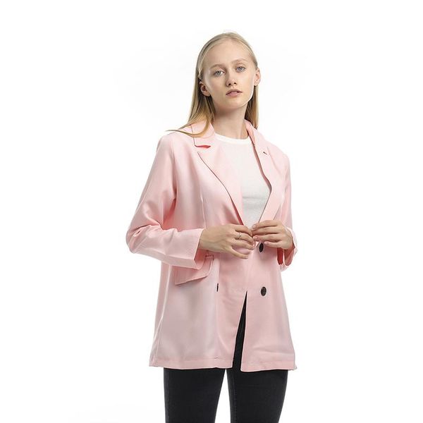 

women's jackets women jacket fashion casual long sleeve turn-down collar oversize outwear elegant overcoats loose for feminino, Black;brown