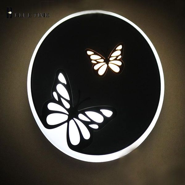 

creative indoor led wall lamp for bedroom living room aisle corridor bedside light home decorate dimmable 110v 220v