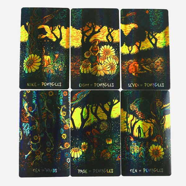 

prisma visions card game tarot del fuego deck oracle toy divination mystery riding electronic guide predicting love 60xb