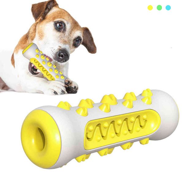 

dog toys & chews pet molar toothbrush cleaning teeth safe elasticity soft tpr puppy dental care -tough 267l