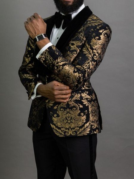 

men's suits & blazers custom made groomsmen black groom tuxedos shawl velvet lapel men 2 pieces wedding ( jacket + pants bow tie ), White;black