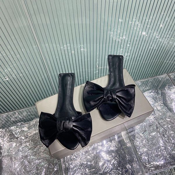 

with box 2021ss classics woman shoes selling slipper genuine leather flat sandals fashion slides slide 2 colors ladies beach women slippers, Black