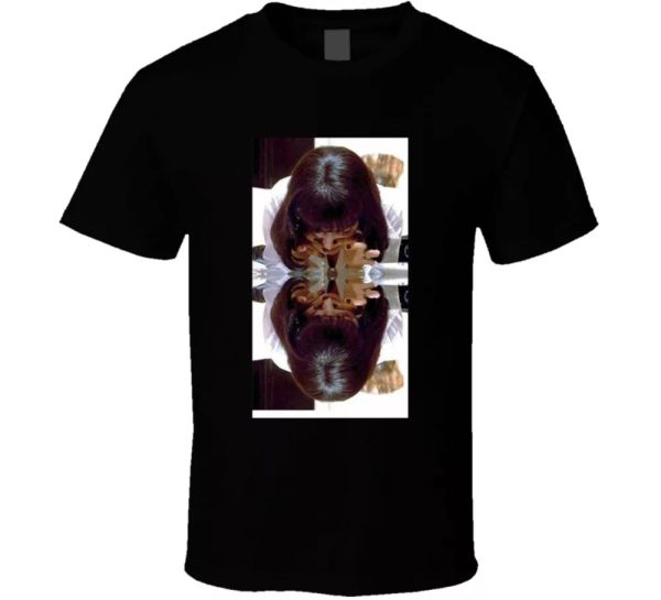 

pulp fiction tarantino classic crime movie fan t shirt, White;black