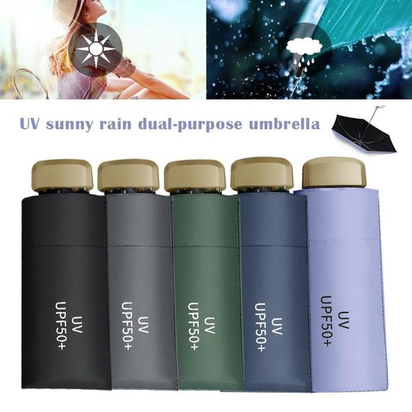 

umbrellas ultra-light flat umbrella uv sun protection rain small portable hfing