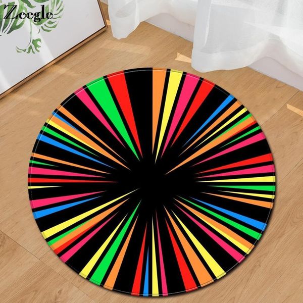 

carpets zeegle round mat absorption foot rug bedroom bedside comfortable hallway decoration carpet water modern kids room area