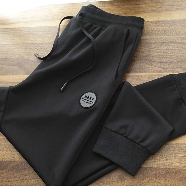 

super comfortable, super smooth, high weight spring closing black casual pants