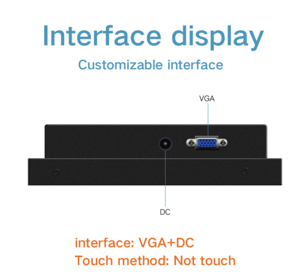

monitors 8.4 inch chassis resistive touch industrial screen monitor