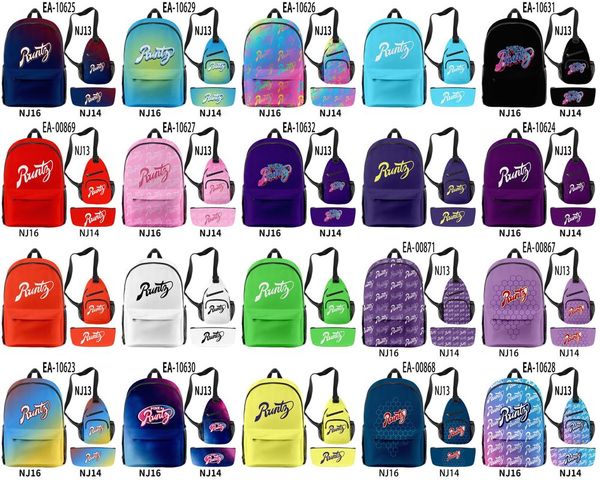 

cigar runtz backpacks 3pcs/set key chain aessories boys knapsack green red smell proof mens blanket roll outdoor shoulderbags