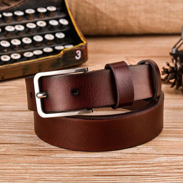 

belts & women's strap casual all-match women brief genuine leather belt pure color jeans #, Black;brown