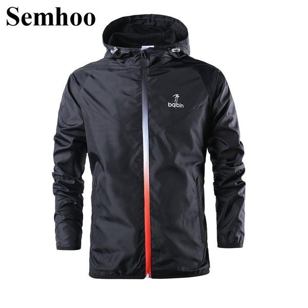

men's jackets 2021 spring and summer youth windbreaker running training suit fashion casual hooded thin coat s---xxl, Black;brown