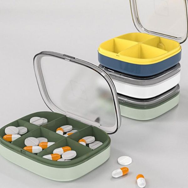

storage bottles & jars 1pcs dispenser box four compartments travel or home