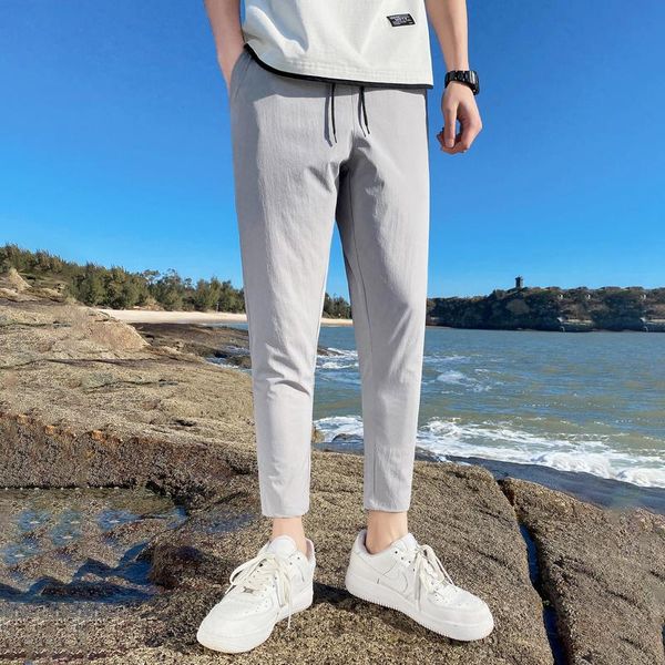 

men's pants denim shorts beach sports clothing 2021, Black