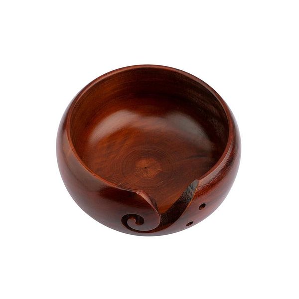 

other arts and crafts yarn bowl wooden with holes thread winder crochet storage accessories needlework tool gift for knitting smooth portabl